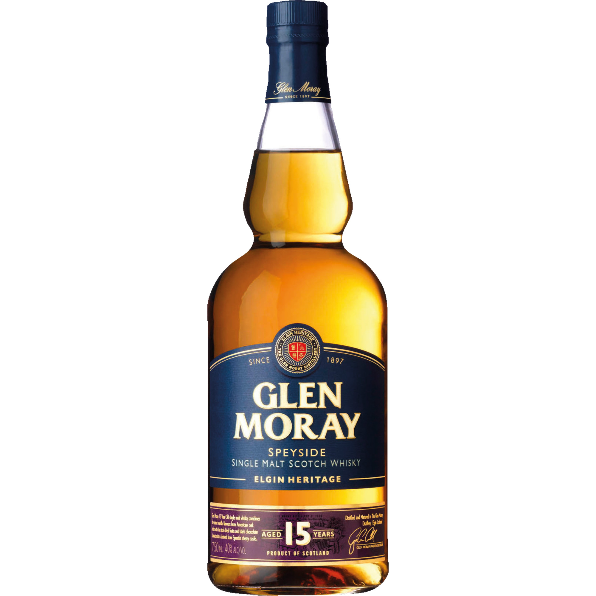 Glen Moray Single Malt Whisky 15 Years