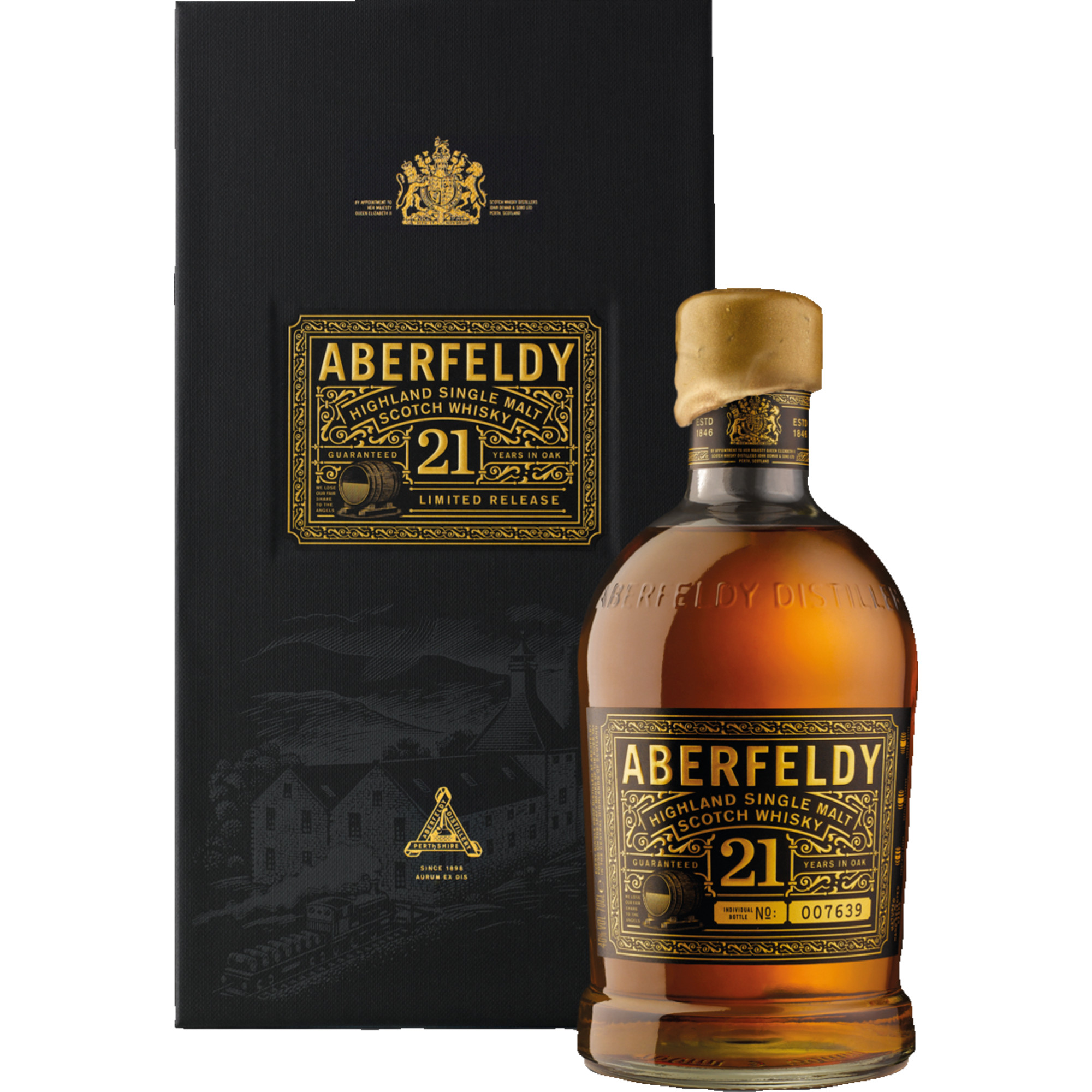 Aberfeldy 21 Years Single Malt Scotch Whisky