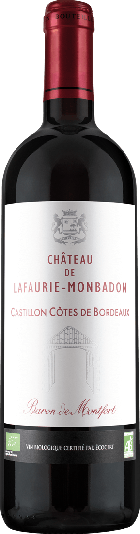 Château Lafaurie-Monbadon Castillon Côte de Bordeaux AOC 2016